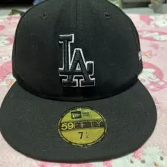 New Era 59FIFTY LAキャップ ブラック 7 1/4