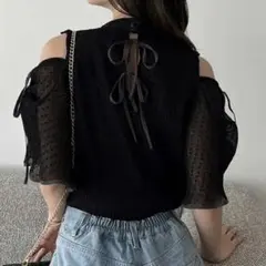 肩あきマルチwayブラウス