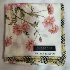 BURBERRY　LONDON　バーバリーロンドン 花柄　リボンハンカチのサムネイル