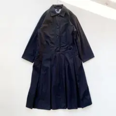 25SS　MHL　ドライコットンポプリン ハイカウントタックプリーツワンピース 25SS MHL ドライコットンポプリン ハイカウントタックプリーツ