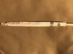 白と金模様の羽織紐SN16