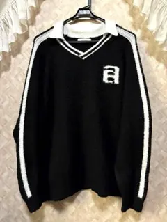 aclent アクレント サイドラインユニフォーム ルーズニット ユニセックス