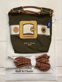 新品・未使用☆ボールアンドチェーン　バックルデザイン　ミニショルダー　カーキ