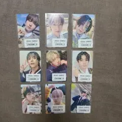 &TEAM 五月雨 ホログラム入りトレカ 9枚セット