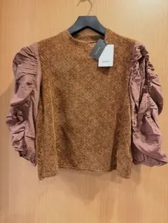 ketty ニット トップス 7分袖 ブラウン 新品のサムネイル