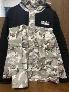 FIRST DOWN カモフラージュ マウンテンパーカー M