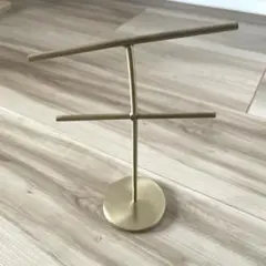 アンティーク調アクセサリースタンド ゴールド