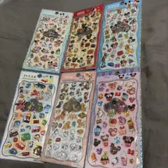 【期間限定】正規品 ディズニー プチドロップステッカー 6枚セット