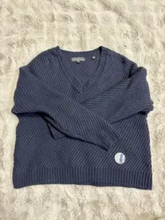 美品◎A/X ネイビー セーター　Vネック　アルマーニエクスチェンジ　ニット