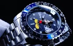 Disney MICKEY ミッキーマウス コラボ 腕時計/GMT 電池式