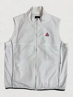 ルコックゴルフ　ホワイト ノースリーブベスト3L