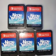 Neon White Nintendo Switch 5個セット