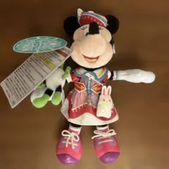 TDL ぬいぐるみバッジ　イースター　ミニー　ディズニー