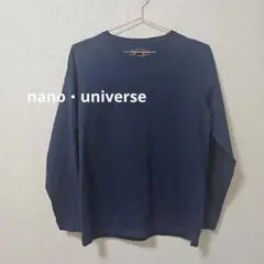 nano universeナノユニバースU.S.A COTTON長袖カットソーM