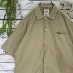 DANTON ダントン コットンポプリン ワイドシャツ 42サイズ ベージュのサムネイル