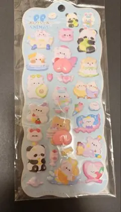 ぷくぷく おしりシール 立体ステッカー シール帳