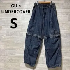 GU ×アンダーカバーUNDERCOVERデニムコンバーチブルワイドカーゴパンツ