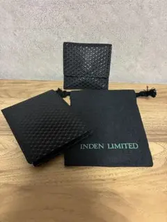 印傳屋　ブラック コインケース　カードケース