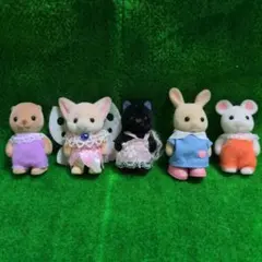 シルバニアファミリー 動物キャラクター 5体セット
