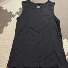 無印良品 レディース ブラック ノースリーブ Tシャツ Lのサムネイル