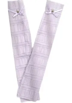 アームカバー レディース 腕カバー 紫外線対策　パープル