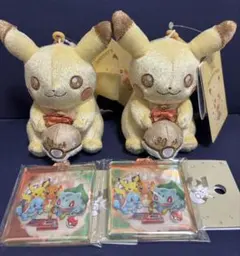 ポケモン 30周年記念 ピカチュウ マスコット アクリルキーホルダー 各２セット