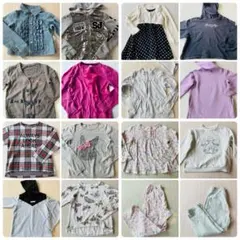 130 女の子　女児　まとめ売り　春　春服　春物　長袖　カーディガン　gジャン