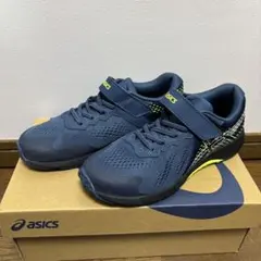 美品　LAZERBEAM レーザービーム　ネイビーグレー　22.0cm