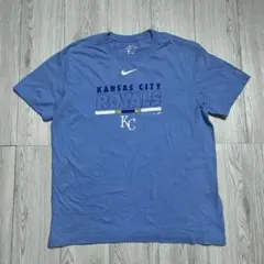 NIKE × MLB ロイヤルズ Tシャツ ライトブルー チームロゴ L