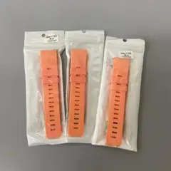 オレンジ ラバーベルト 3本セット
