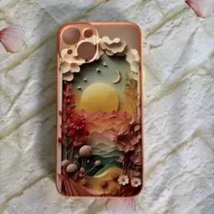 立体的な風景デザインのiPhoneケース