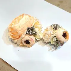 B コサージュ！2点セット！バラ売り可！入学　結婚式　卒業式！造花　キレイ