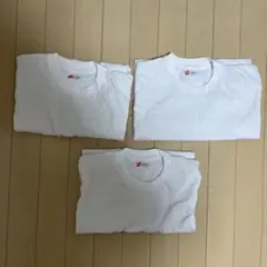Hanes ホワイト Tシャツ 3枚セット Sサイズ