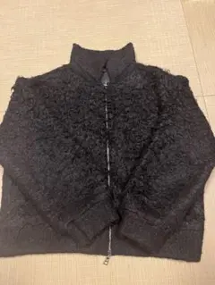 黒 長袖ハイネックセーター