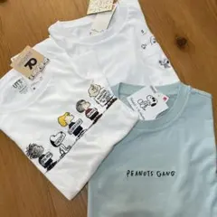 ユニクロ　Tシャツ PEANUTS スヌーピー　3枚セット