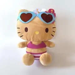 限定品Hello Kitty日焼けキティー ファミマくじ2等ぬいぐるみ
