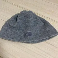 THE NORTH FACE グレー ビーニー フリース キャップ