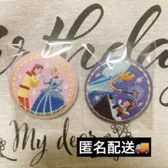 Disney Characters 刺繍缶バッジ ビスケット ディズニー