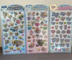 【正規品・新品】パワパフ　エンジェルブルー　うるちゅるポップシール3枚セット