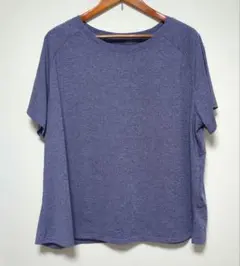 SHEIN CURVE 半袖Tシャツ スポーツTシャツ パープル 3XLのサムネイル
