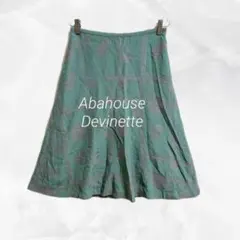 a1583 Abahouse Devinette チェックフレアスカートAラインのサムネイル