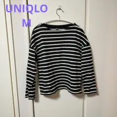 UNIQLO M ストライプ 長袖Tシャツ