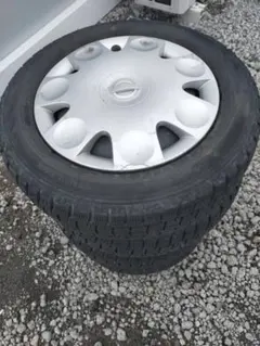 日産純正ホイルキャップ付 モコ 155/65R13 スタッドレスセット! 7部山のサムネイル