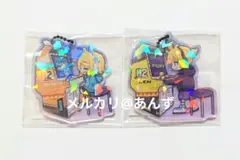 鏡音リン　鏡音レン　RETROホログラムアクリルキーホルダー　39culture