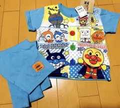 【綿100%】新品 アンパンマン 半袖パジャマ 上下セット80cmのサムネイル