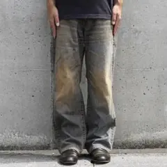 鬼フェード◎ 90s~ EDWIN Wide Faded Denim Pants