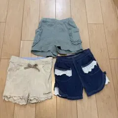 プティマイン　他　ショートパンツ 3点セット