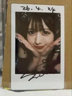 三品瑠香　サインメッセージ入りチェキ　プリントチェキセット 三品瑠香 わーすた チェキ 直筆サイン入り ラッフル - メルカリ