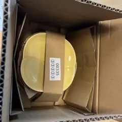 金麦 花やか皿　菜の花　5枚セット