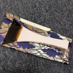 三味線バチ 中古 鼈甲撥 三味線撥（バチ）高山製 NEW甲（地唄用新素材撥）七八サイズ